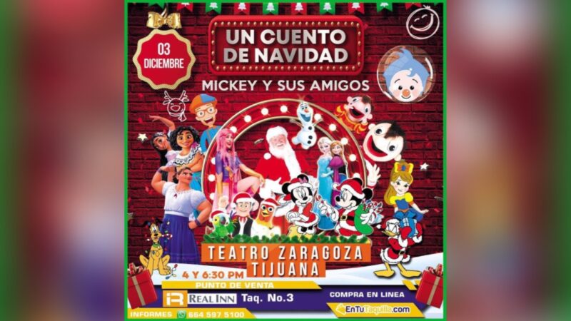 Llega a Tijuana el musical “Un cuento de navidad”