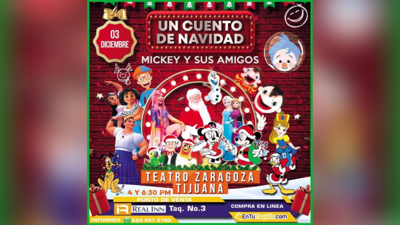 Llega a Tijuana el musical “Un cuento de navidad”