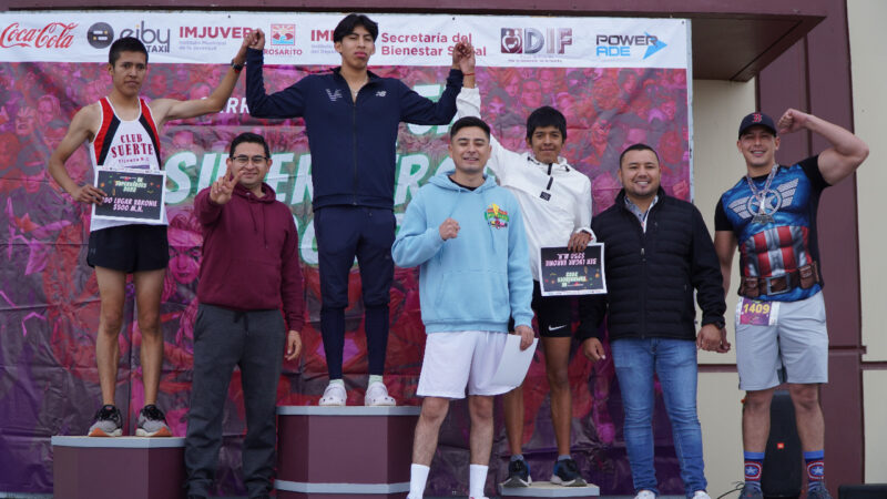 Carrera atlética «5K SUPERHÉROES 2022» un éxito en Rosarito