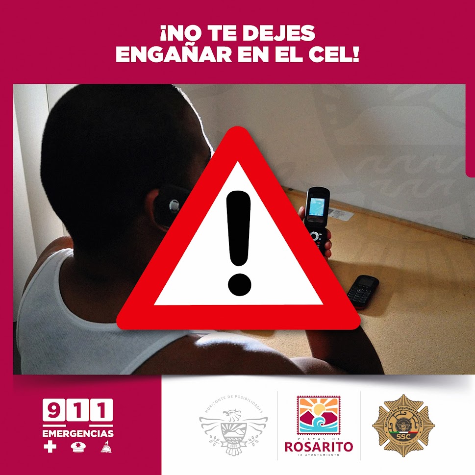 Alertan por posibles casos de extorsión telefónica en Rosarito