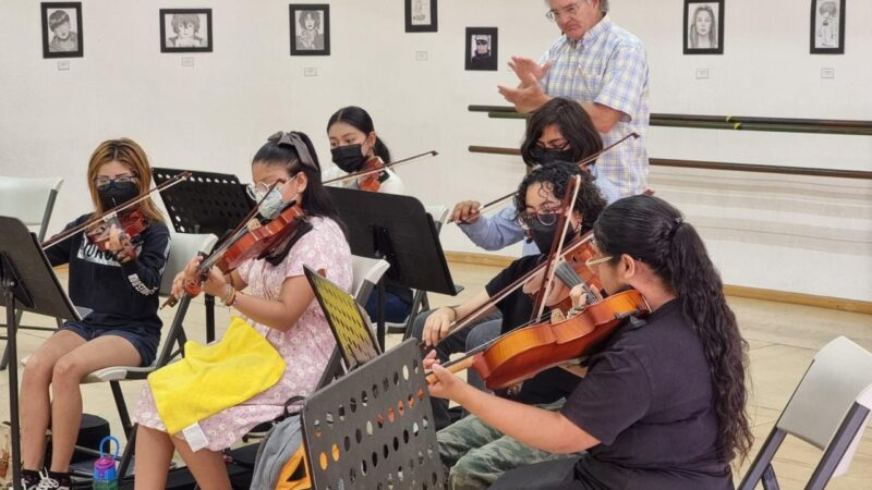 Imparten curso intensivo de música a orquestas infantil y juvenil del Ayuntamiento de Tijuana