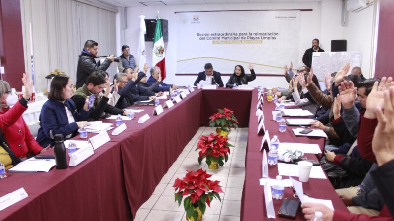 Preside ABF reinstalación del Comité Municipal de Playas Limpias de Rosarito