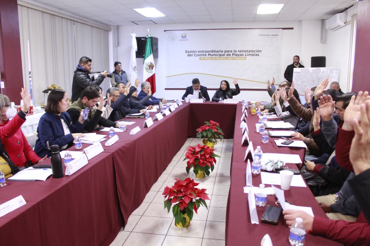 Preside ABF reinstalación del Comité Municipal de Playas Limpias de Rosarito