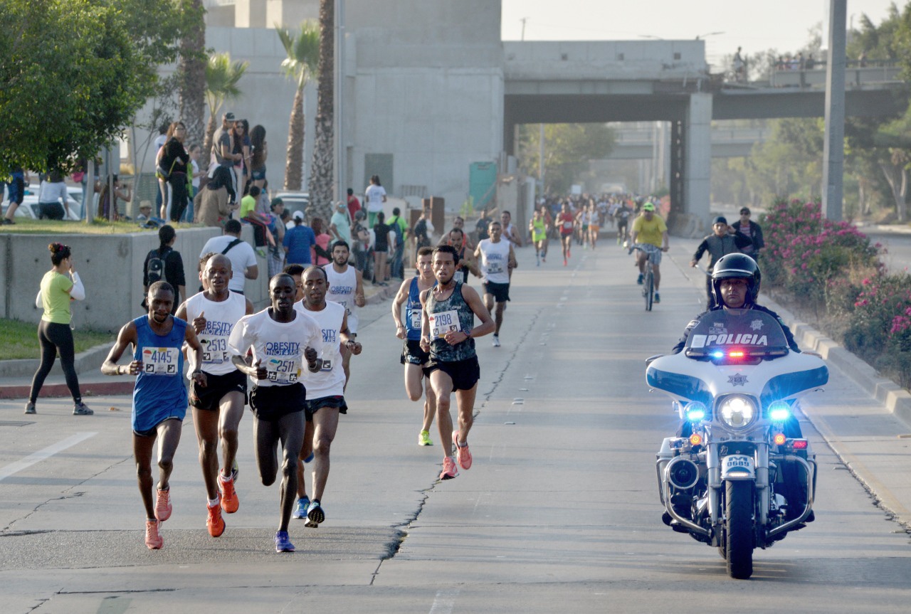 Domingo 24 de julio cierran vialidades por Medio Maratón Internacional de Tijuana