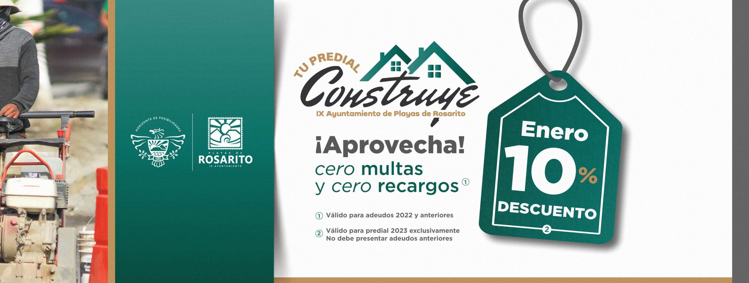 Invitan a cumplir en tiempo con el pago del predial en Rosarito para descuentos