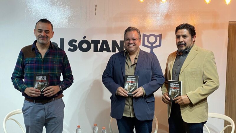 Presenta Filiberto Cruz Monroy, Alberto Capella y David Saúl Vela, libro sobre asesinos seriales en México