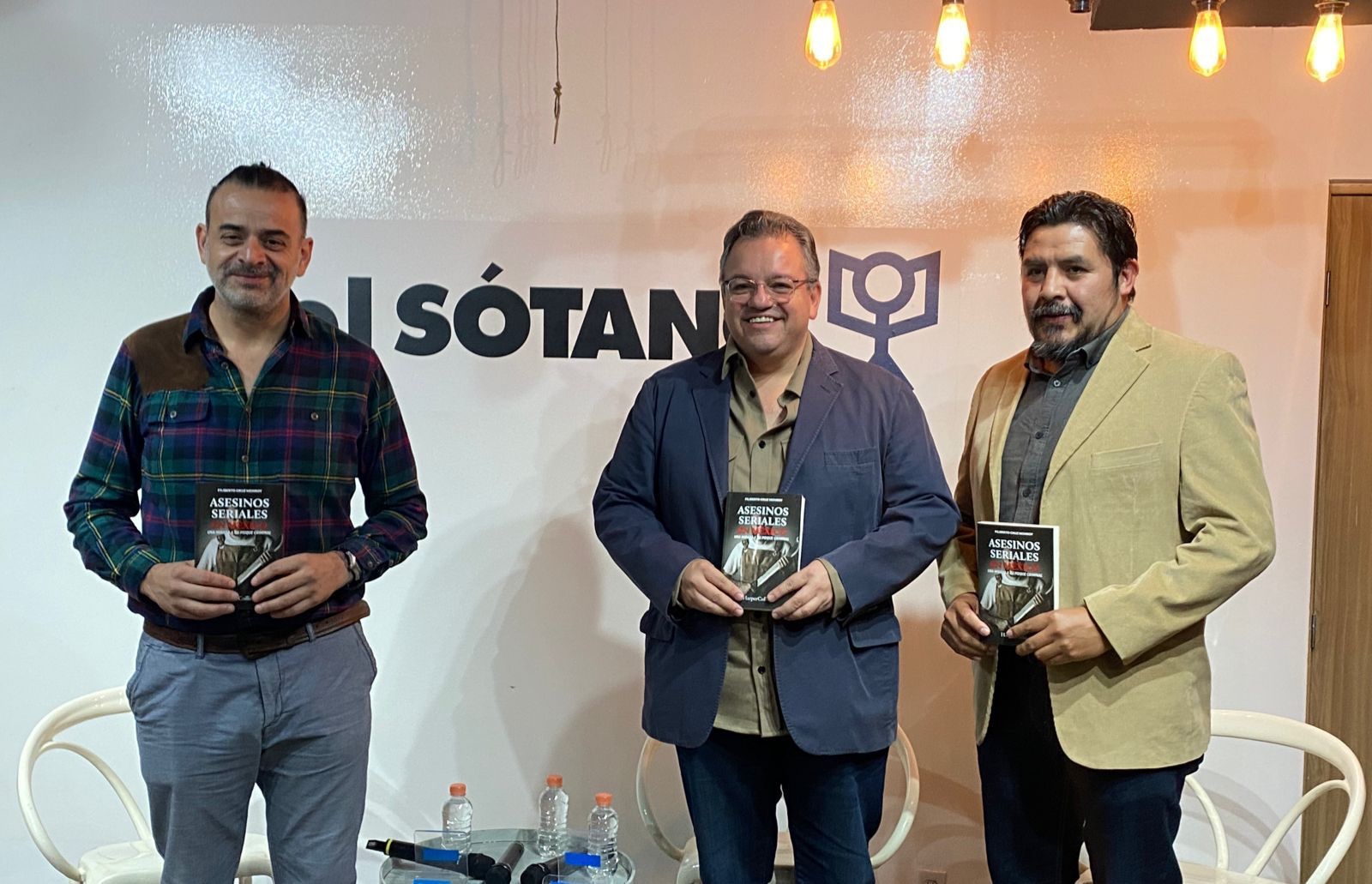 Presenta Filiberto Cruz Monroy, Alberto Capella y David Saúl Vela, libro sobre asesinos seriales en México