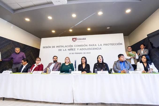 Sesión de instalación de la Comisión para la Protección de la Niñez y Adolescentes en Tijuana