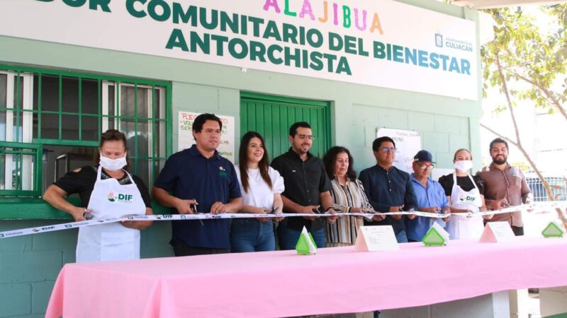 Concreta Antorcha Campesina de Sinaloa y DIF Municipal reapertura de comedor comunitario en la colonia Unión Antorchista