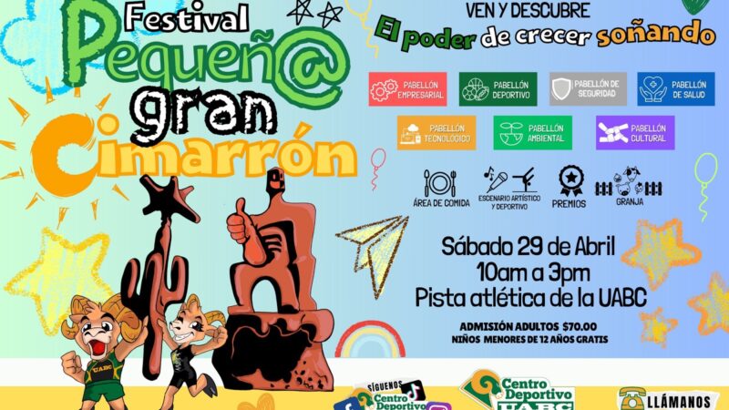 UABC invita a asistir al Festival Pequeño Gran Cimarrón