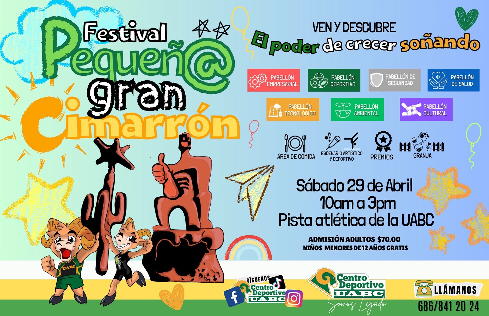 UABC invita a asistir al Festival Pequeño Gran Cimarrón