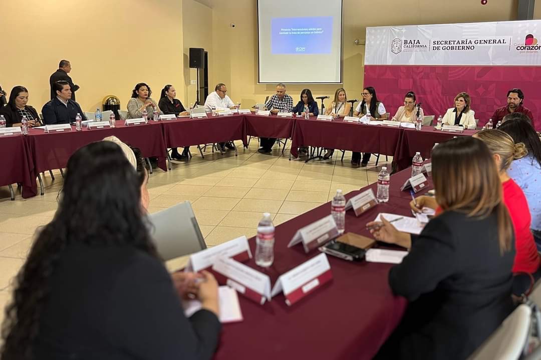 Participa Rosarito en la 2a. Sesión de la Comisión Interinstitucional en contra de la Trata de Personas de BC