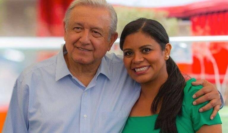 Reafirma AMLO apoyo y protección a Montserrat Caballero