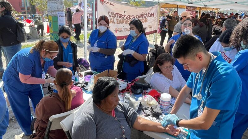 Realizan Jornada de Bienestar en Villa del Álamo en Tijuana