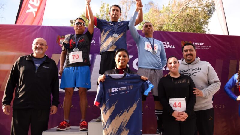 Conmemora SSPCM Tijuana Día Internacional del Policía con Carrera Atlética