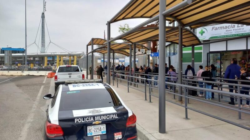 Operan con normalidad garitas de Tijuana