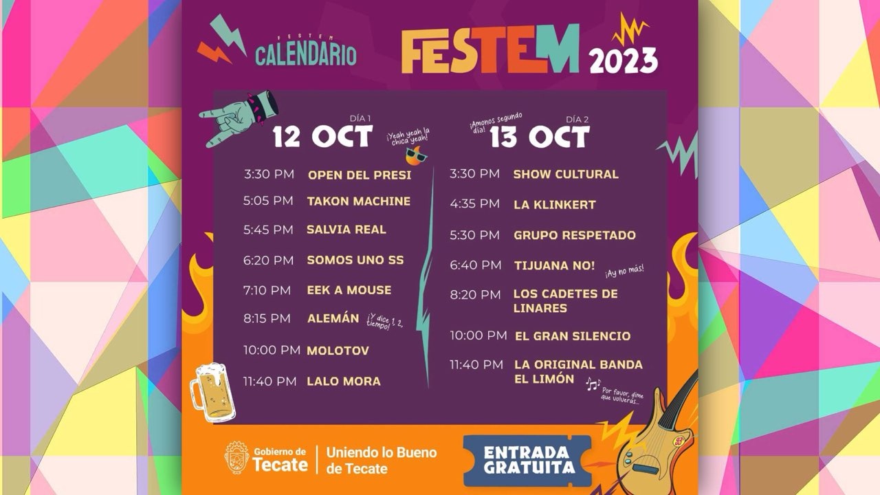 FESTEM 2023: Tecate se Prepara para el Festival Gastromusical