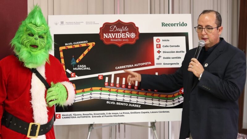 Invitación Festiva: Desfile Navideño 2023 en Playas de Rosarito