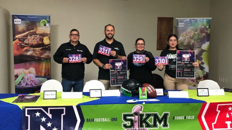 Invita Gobierno de Rosarito a la carrera con causa ‘Super Bowl 5K’