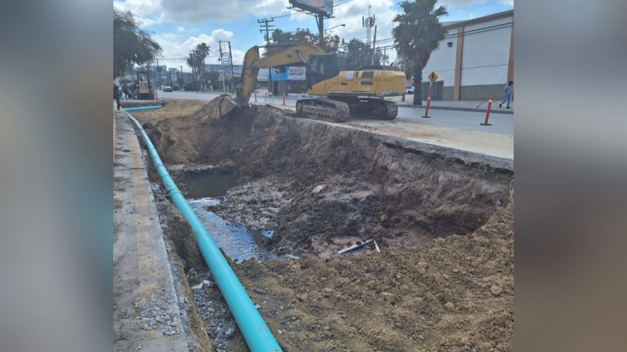 Continúa CESPT trabajos de rehabilitación por colapso del colector Insurgentes