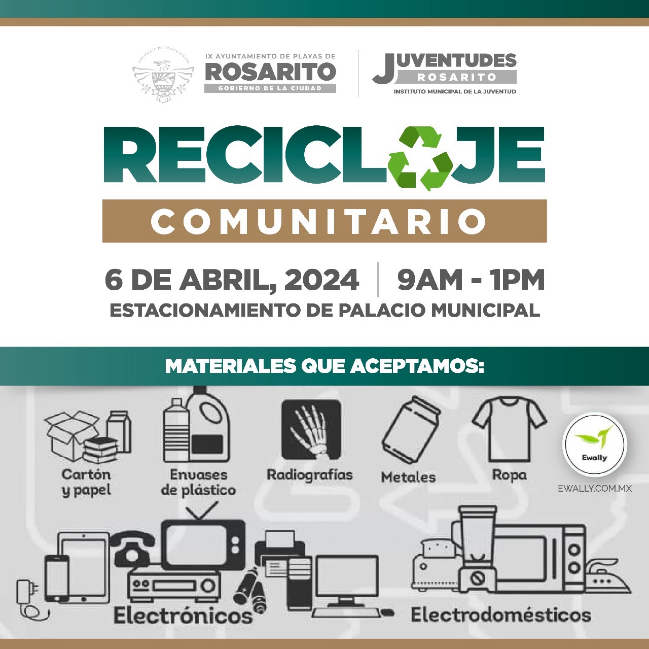 Rosarito se Moviliza en Jornada de Reciclaje Este Sábado