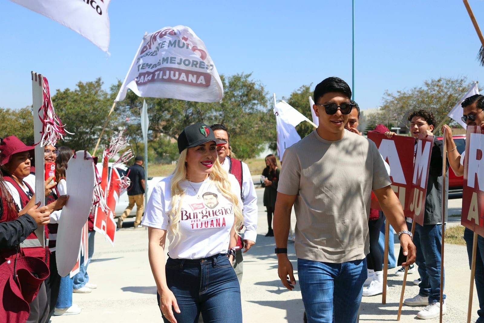 Teresita Balderas promete apoyo a juventud tijuanense en Fraccionamiento Natura