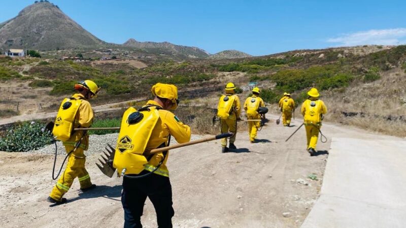 Bomberos Rosarito implementa acciones preventivas contra incendios