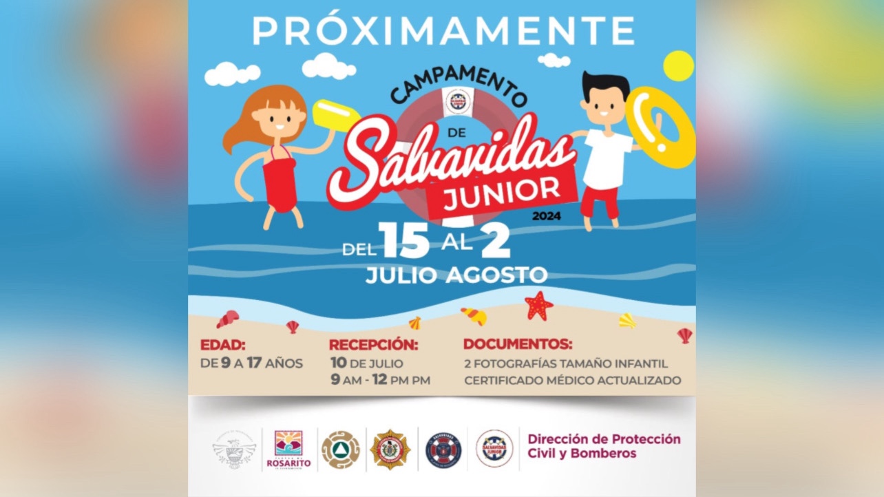 Invitación al Campamento de Verano ‘Salvavidas Jr. 2024’