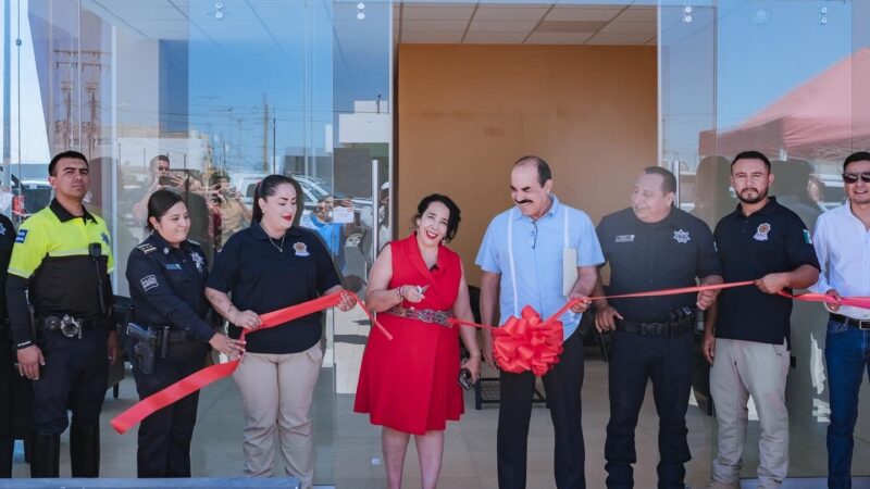 Araceli Brown inaugura la Comandancia Norte en Playas de Rosarito