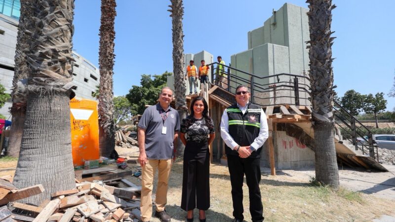 Ayuntamiento de Tijuana adecúa puente peatonal Diego Rivera para uso de bicicletas