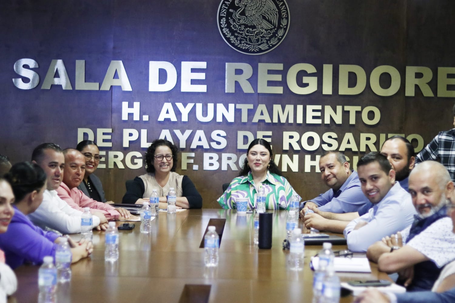 Padilla y Adame avanzan en transición municipal en Rosarito