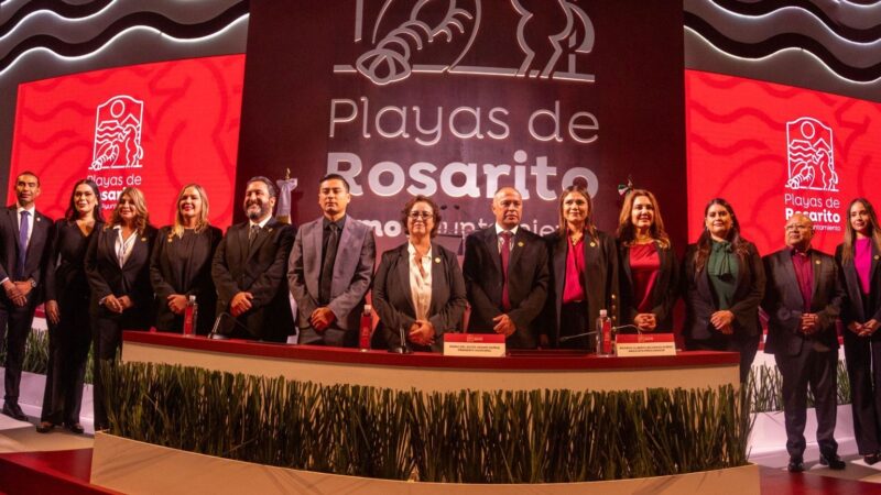 Rocío Adame asume alcaldía de Rosarito, promete transformación