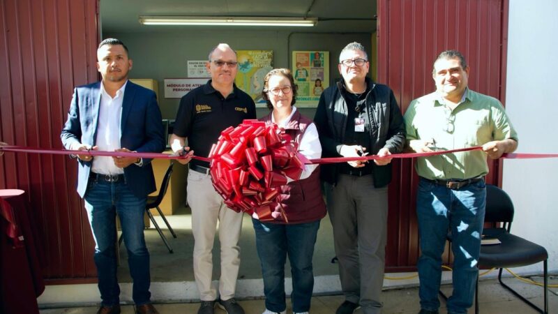 Inaugura CESPT Centro de Atención en Ejido Primo Tapia, Rosarito