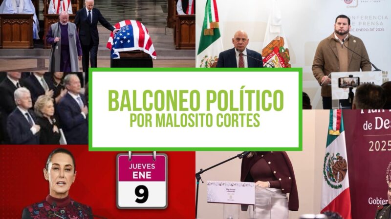 Columna Balconeo Político, por Malosito Cortes | Adiós a Jimmy Carter: Unidad Inesperada entre Biden y Trump