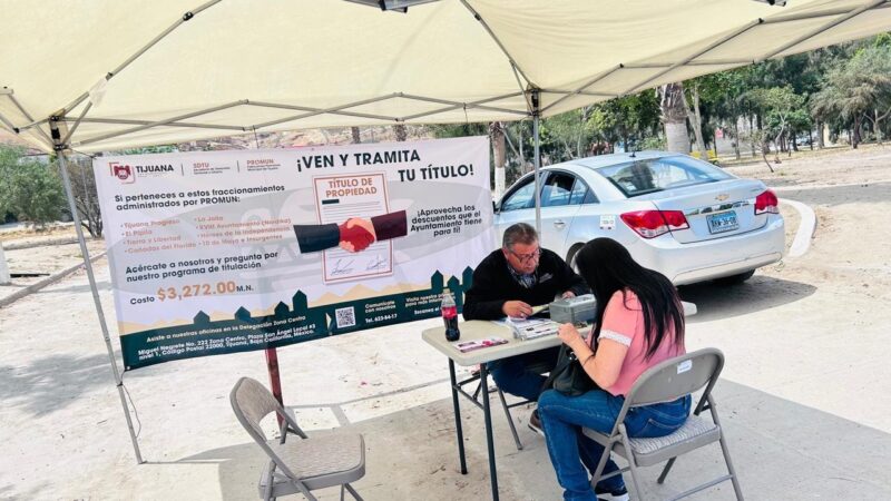 Gobierno de Tijuana pone a disposición el programa de titulación de propiedades para brindar certeza jurídica a las familias