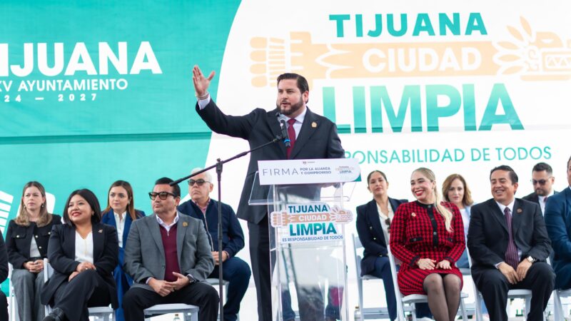 Firman Gobierno Municipal y sociedad civil ‘Alianza y Compromiso: Tijuana, Ciudad Limpia’
