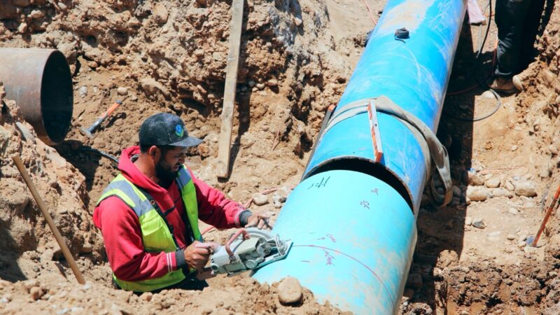 Tanque Rubí SARH Tijuana avanza en abasto de agua