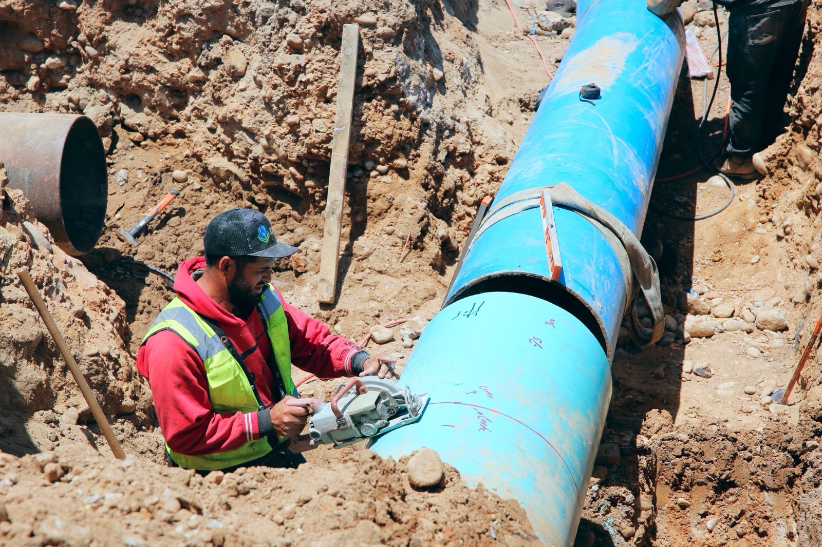 Tanque Rubí SARH Tijuana avanza en abasto de agua