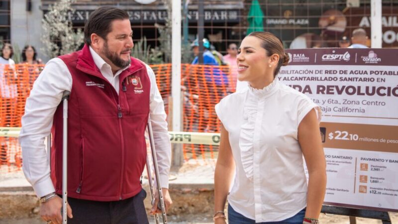 Participa Burgueño en la supervisión de obras de rehabilitación en la Av. Revolución