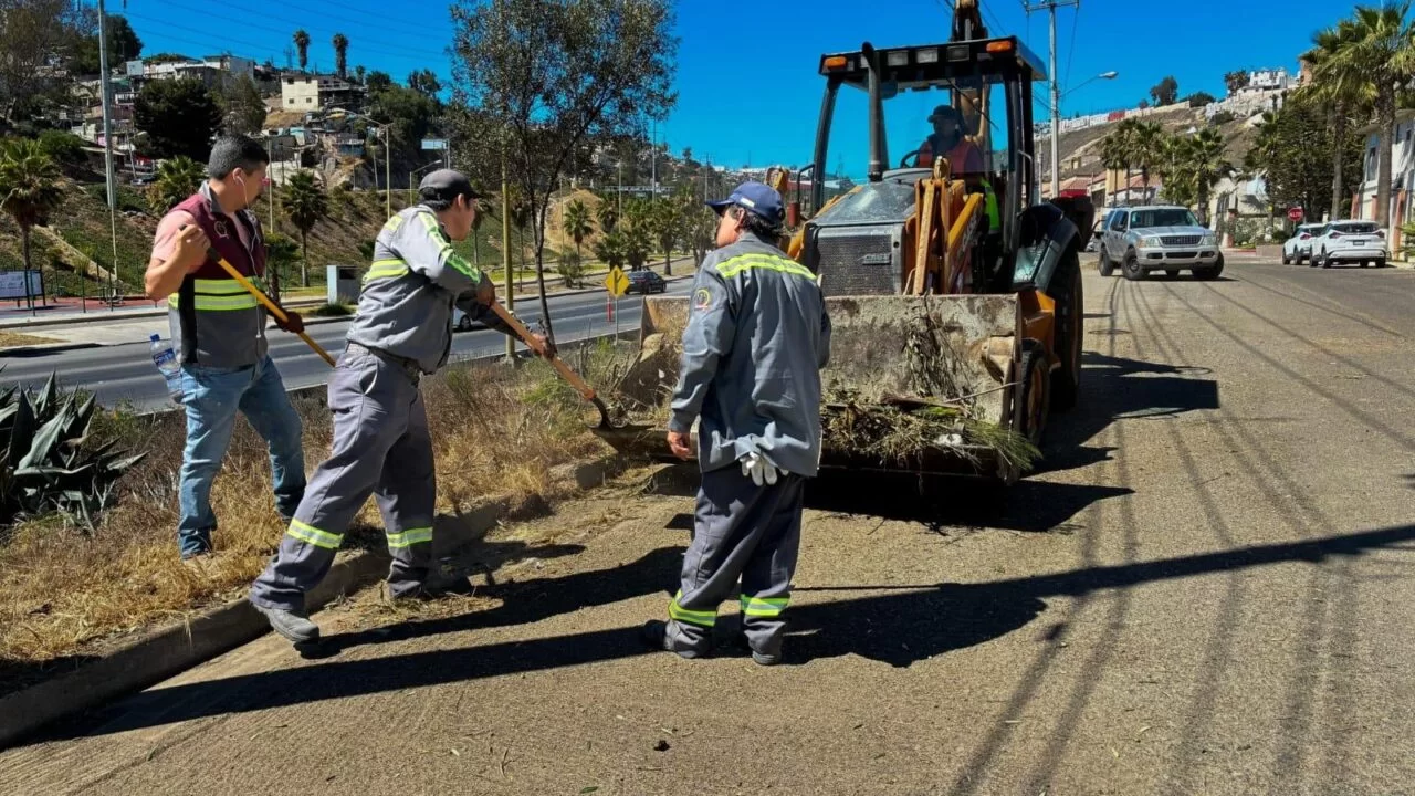 Calles limpias y luz de regreso: así mejoran tres colonias de Tijuana