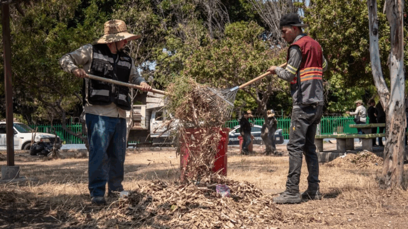 Tijuana Ciudad Limpia mejora vialidades y parques en dos delegaciones