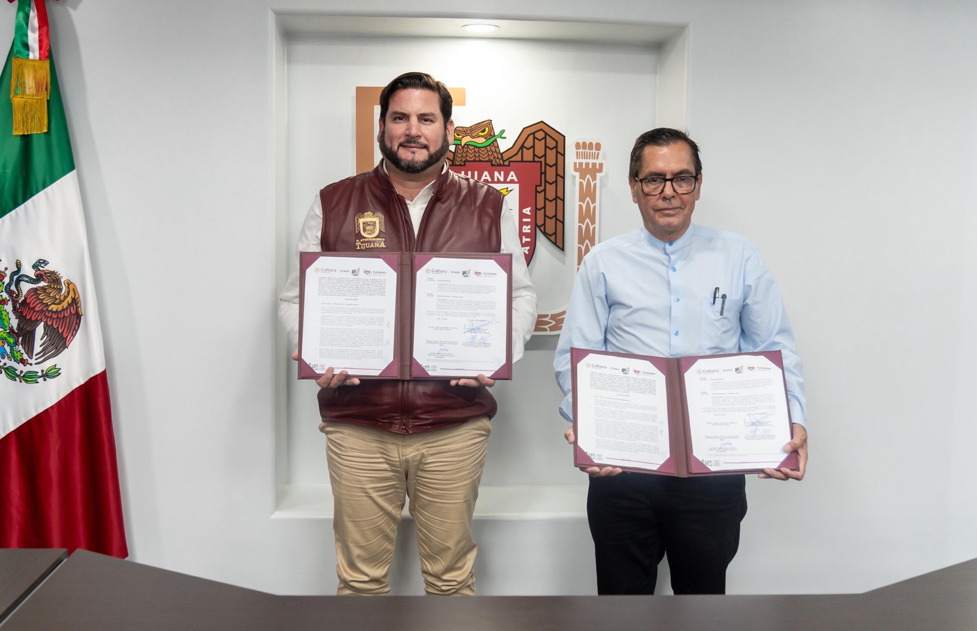 Tijuana e INAH firman convenio para preservar patrimonio cultural