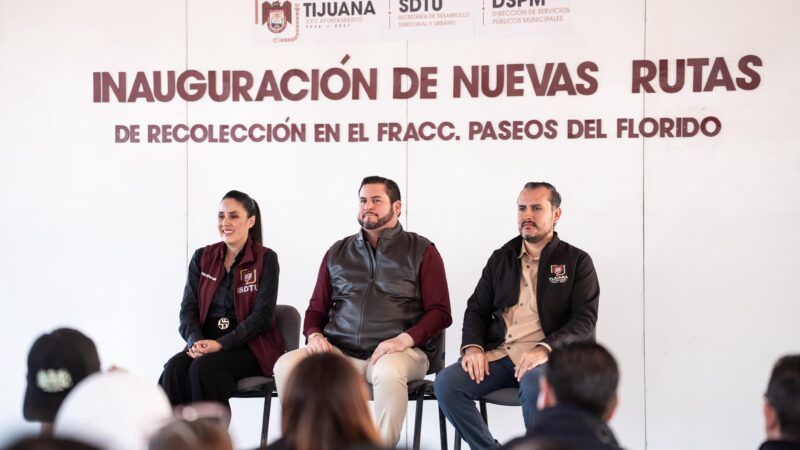Da Ismael Burgueño Ruiz arranque formal a siete nuevas rutas de recolección de basura en Paseos del Florido