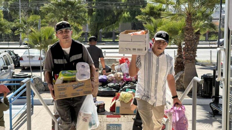 Recauda DIF Tijuana más de 12 toneladas en apoyo a familias afectadas por lluvias en el centro del país