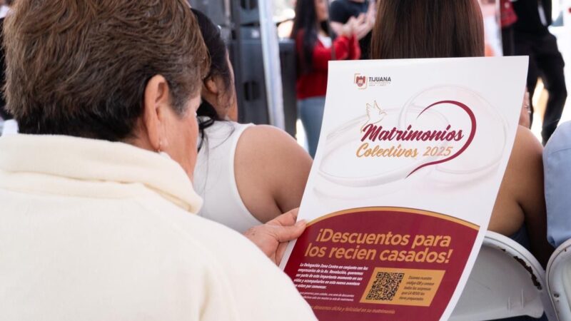 Prepara Gobierno Municipal de Tijuana campaña de matrimonios colectivos 2026 ‘Un sí que dure para siempre’