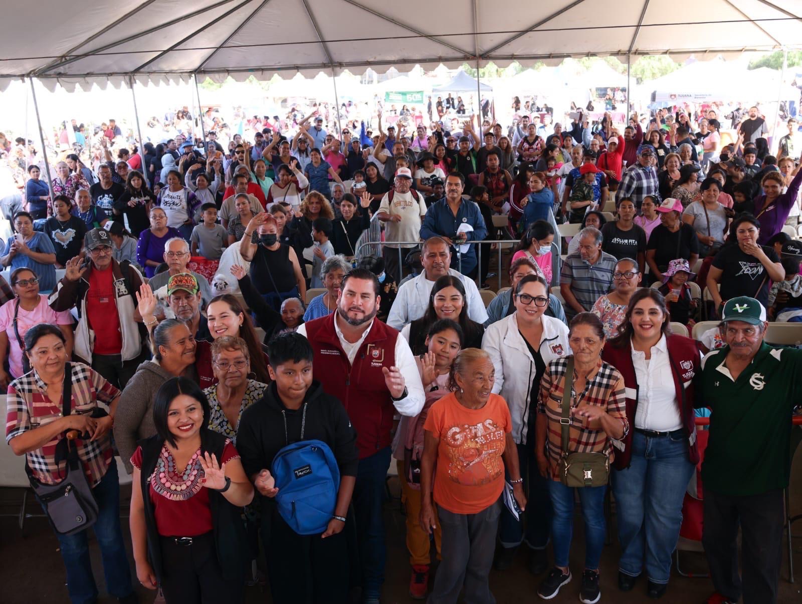 Privilegia Gobierno Municipal el bienestar de las familias con jornada de servicios en Valle Verde