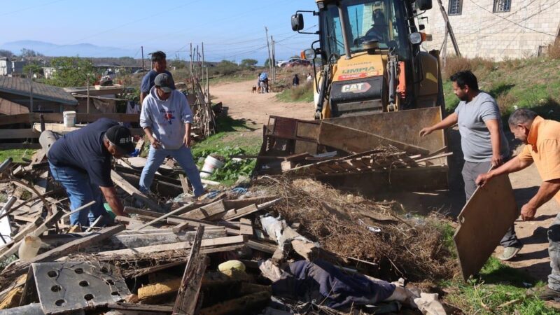 Tijuana intensifica limpieza con retiro de 14 toneladas de desechos