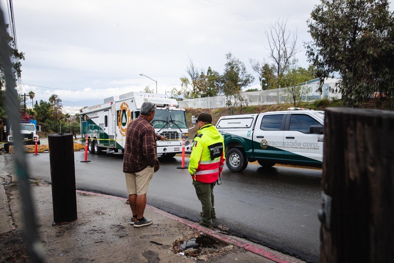 Respuesta oportuna mantiene a Tijuana a salvo durante lluvias de Año Nuevo