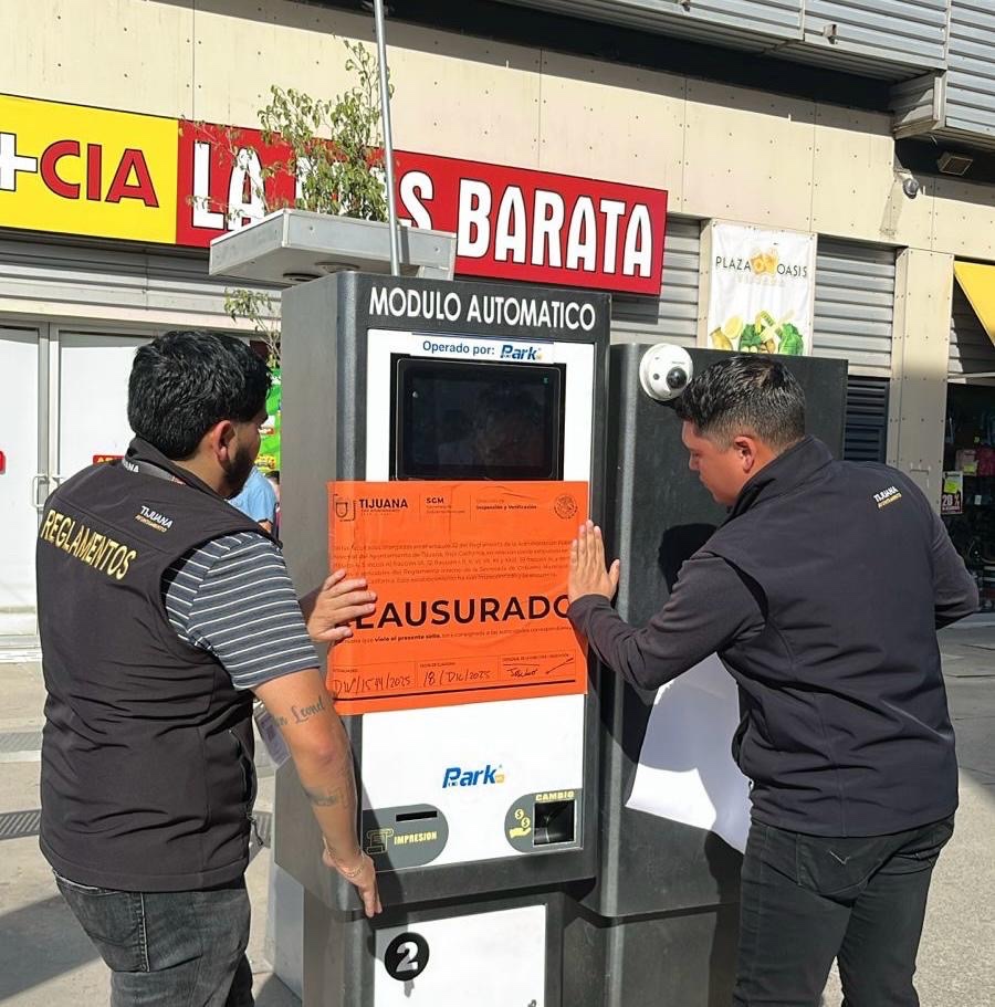 Mantiene Tijuana operativo en estacionamientos de plazas comerciales para verificar el cumplimiento de la normatividad municipal