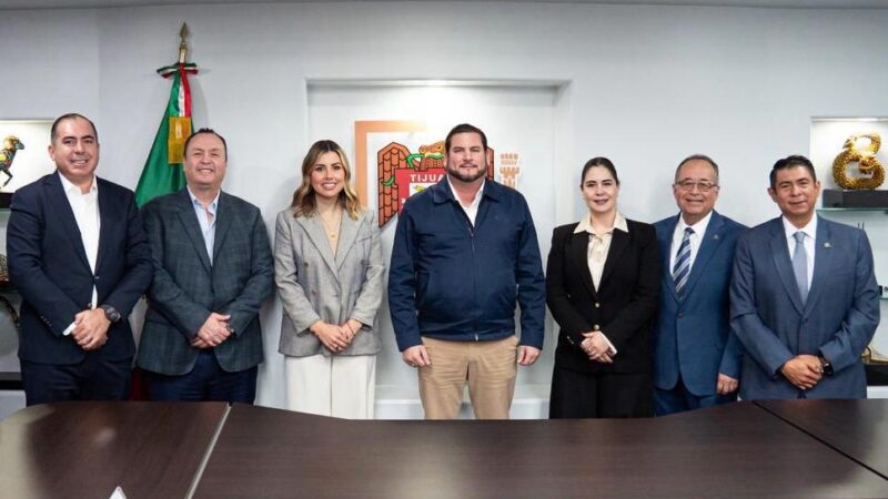 Sostiene Ismael Burgueño Ruiz reunión de trabajo con COPARMEX Tijuana